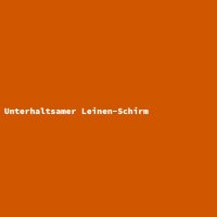 Unterhaltsamer Leinen-Schirm