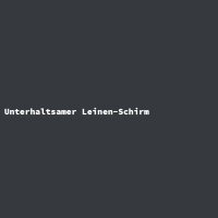 Unterhaltsamer Leinen-Schirm
