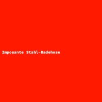 Imposante Stahl-Badehose