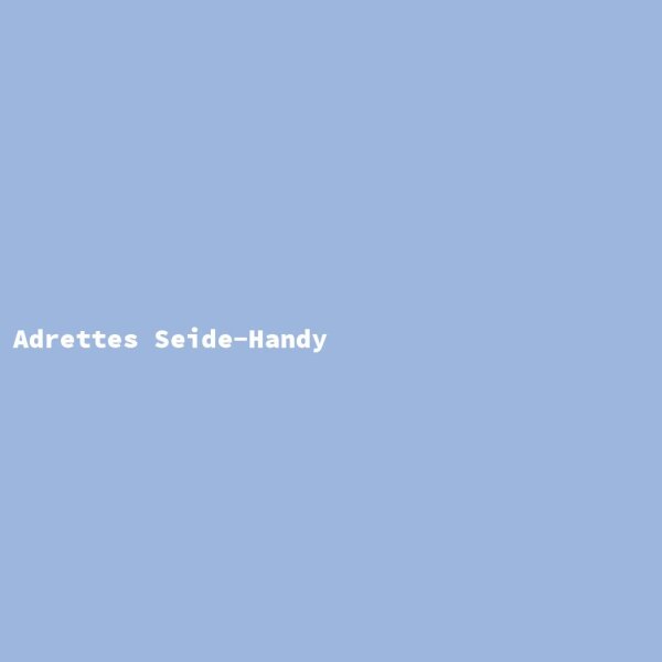 Adrettes Seide-Handy