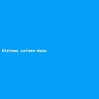 Kleines Leinen-Auto