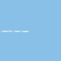 Lebhafte Samt-Lampe