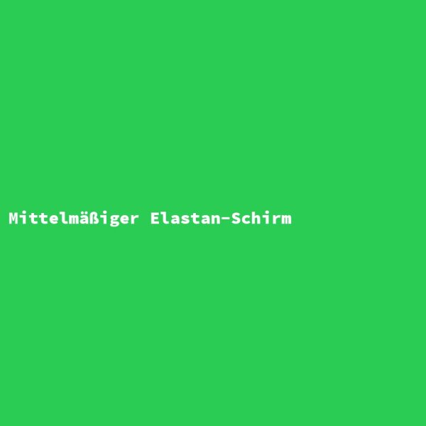 Mittelmäßiger Elastan-Schirm