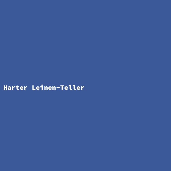 Harter Leinen-Teller