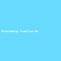 Mittelmäßige Aluminium-Uhr